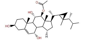 Gorgost-5-en-3b,7a,11a,12b-tetrol 12-acetate